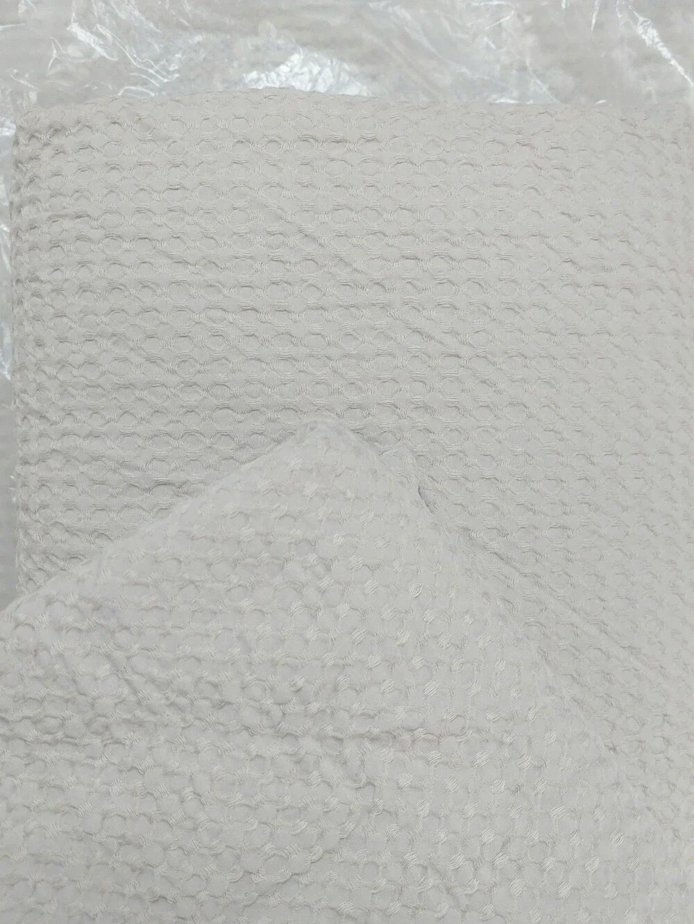 Quince 100% Organic Cotton Waffle Sand Duvet & 2 Shams! Full/ Queen (665)
